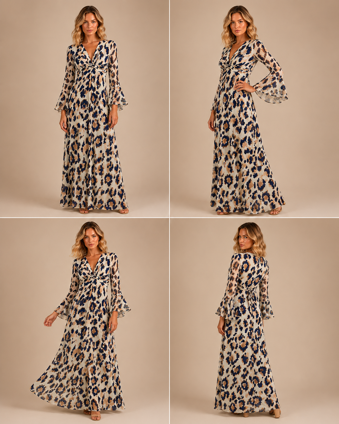 TroisKa Leona Belle Maxi Twist Dress
