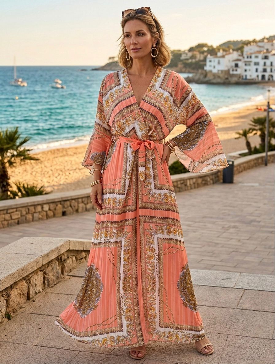 Waist Bow Maxi Dresses