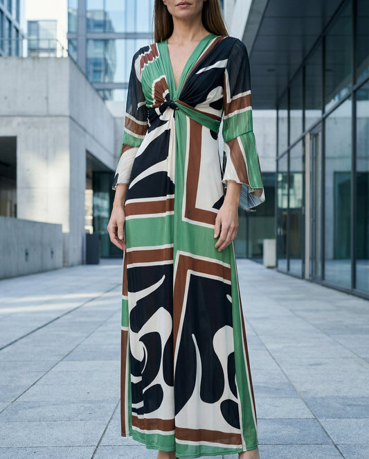 TroisKa Urban Jungle Twist Dress