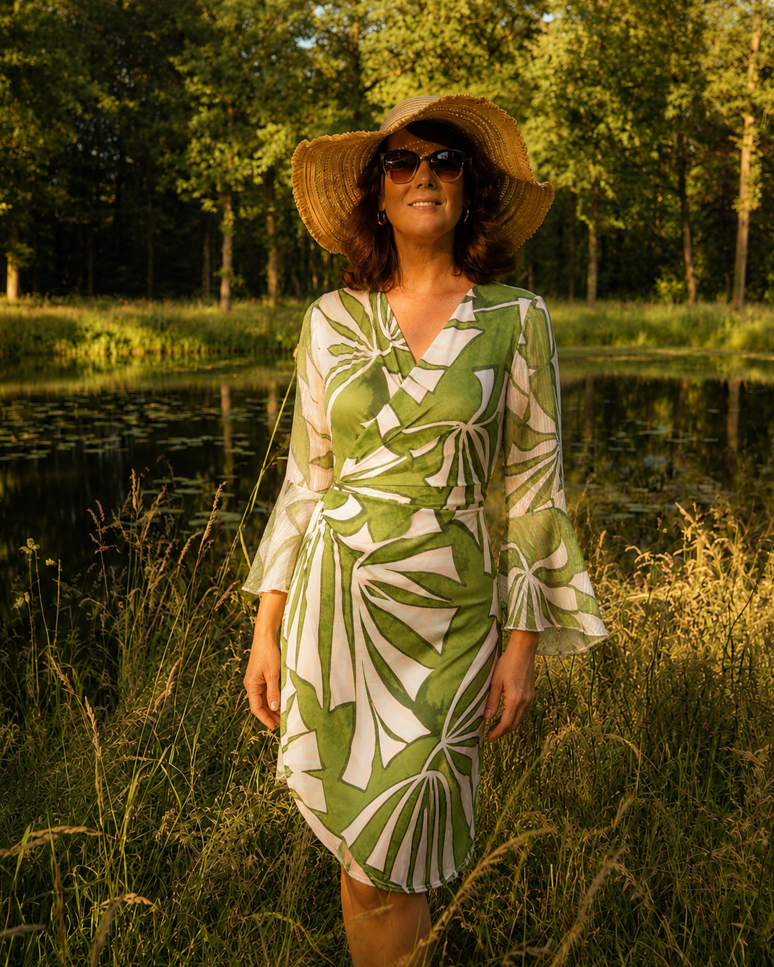 TroisKa Palma Diana Wrap Dress
