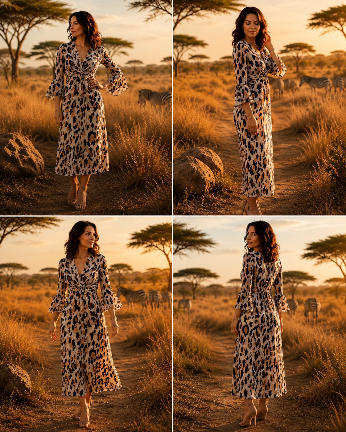 TroisKa Leona Belle Maxi Twist Dress