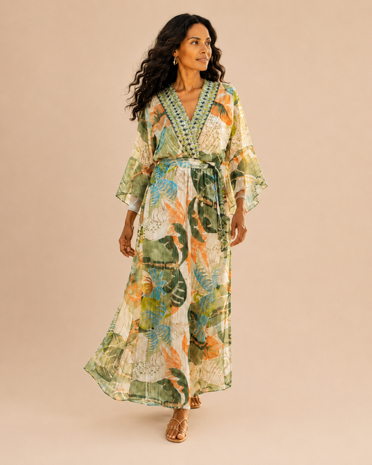 TroisKa Isla Serena Waist Bow Dress