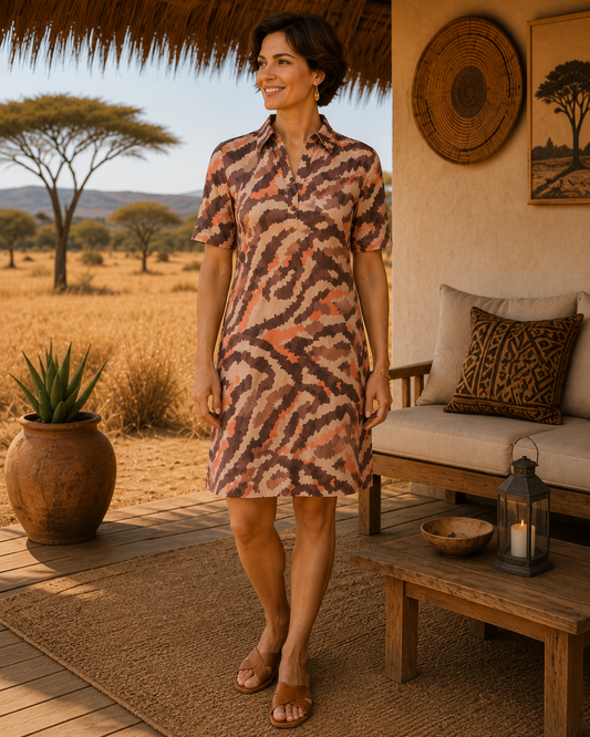 Angelle Terra Sienna Flow&Go Midi Dress