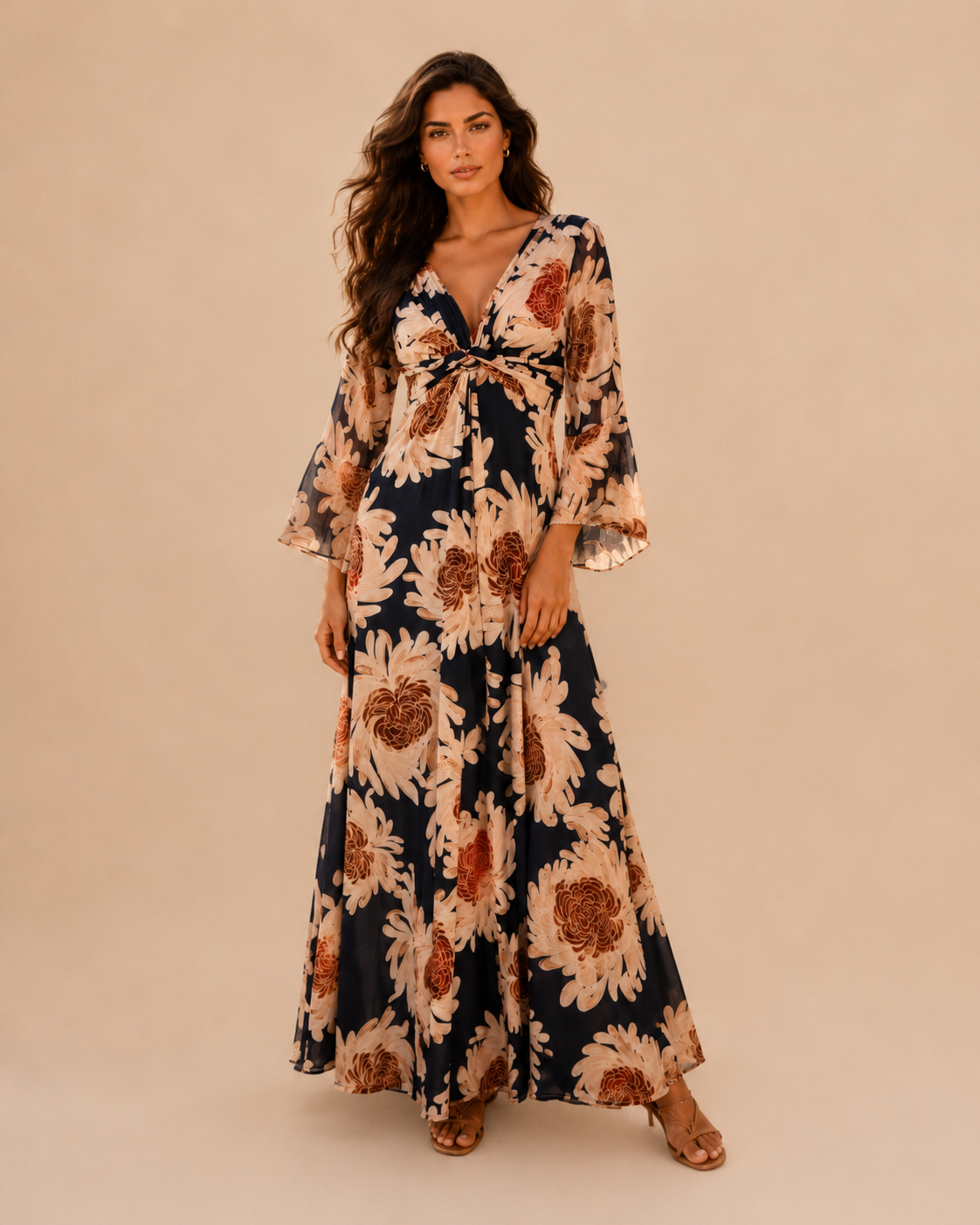 TroisKa Bella Luna Maxi Twist Dress