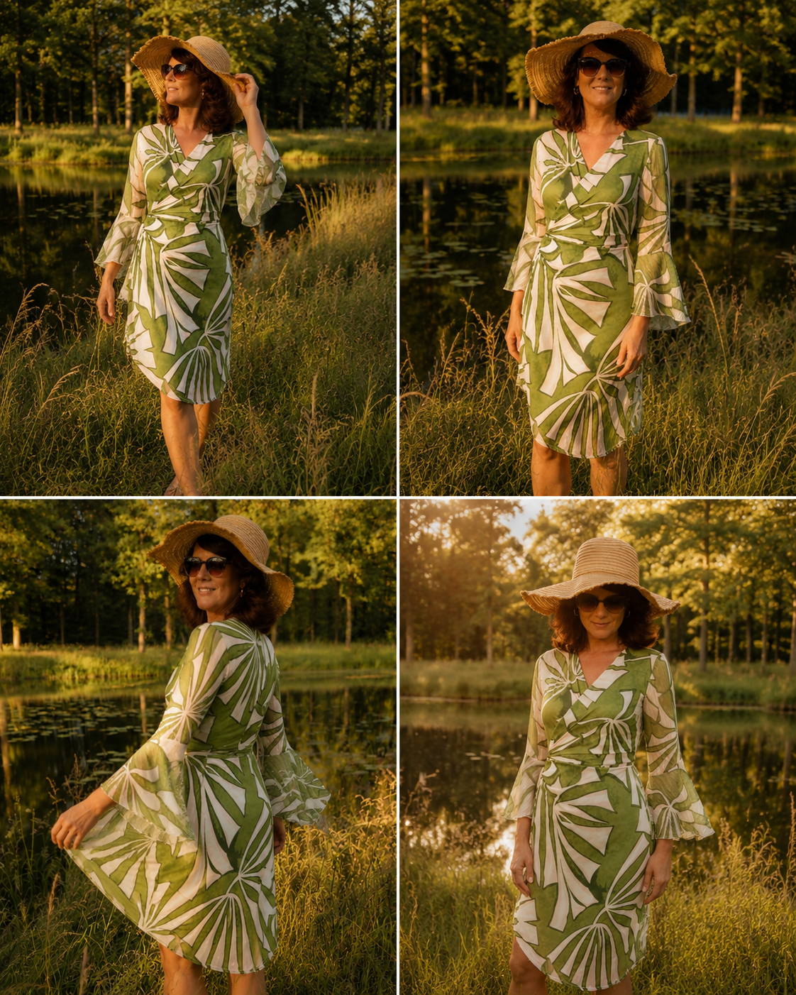 TroisKa Palma Diana Wrap Dress