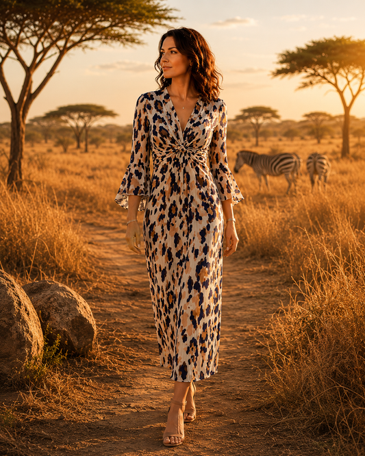 TroisKa Leona Belle Maxi Twist Dress