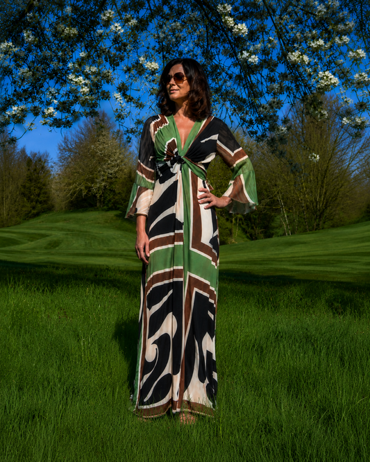 TroisKa Urban Jungle Twist Dress