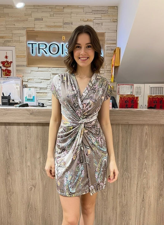 TroisKa Sahara Dune Twist Dress