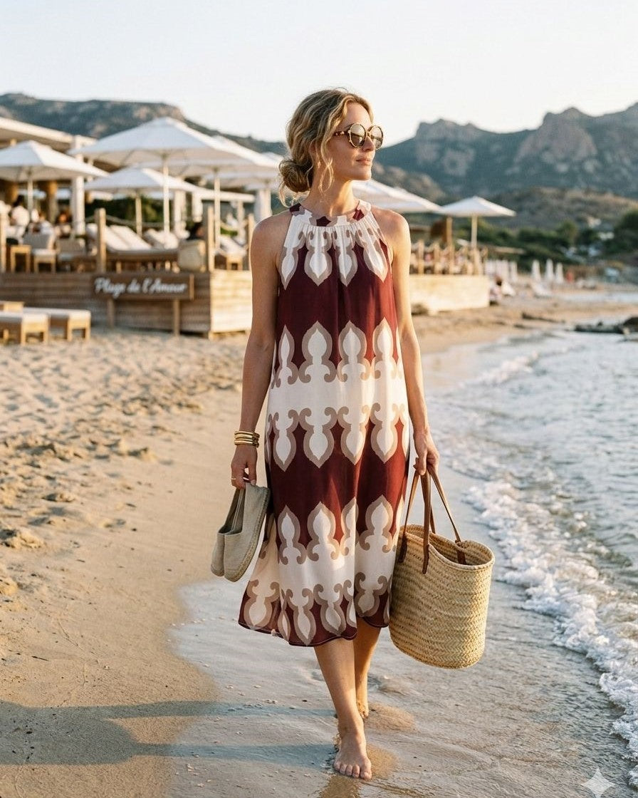 TroisKa Bordeaux Coast Dress